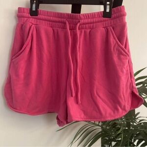 Zara Vibrant Pink Athletic Shorts